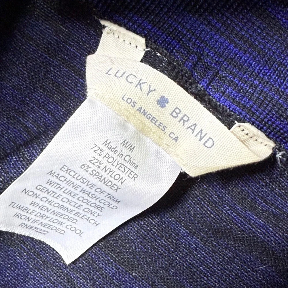 Lucky Brand‎ Purple Black Space Dye Athletic Yoga Running Leggings